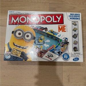 Monopoly Despicable Me Edition with Exclusive Minions Ages 5+ 2-4 Players New